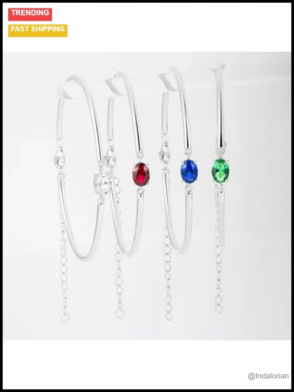 1 Carat Oval Cut Lab-Created Ruby Cuff Bracelet, 925 Sterling Silver Gold